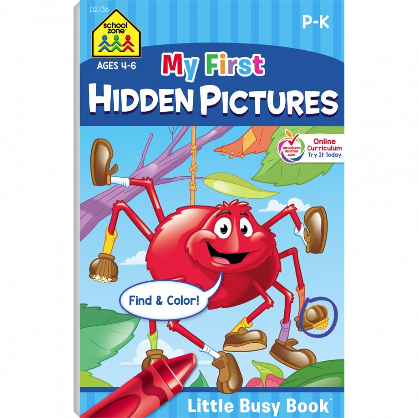 My First Hidden Pictures Preschool Workbook 02736
