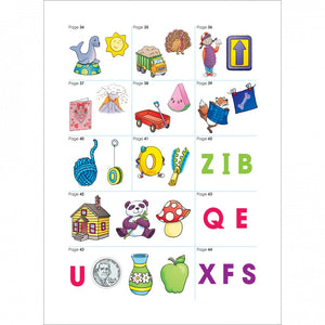 Alphabet Stickers Preschool Workbook 02756