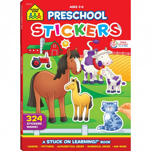 Preschool Stickers Workbook 02757