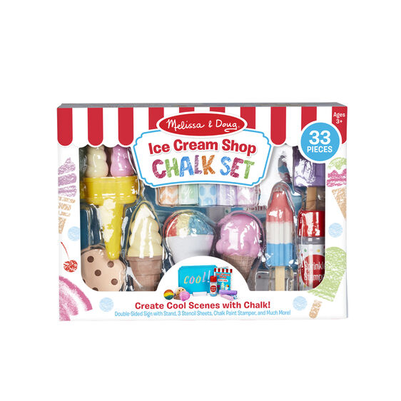 Ice Cream Shop Chalk Play Set 30622