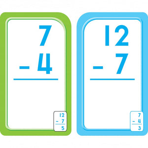 Subtraction 0 to 12 Flash Cards 04007