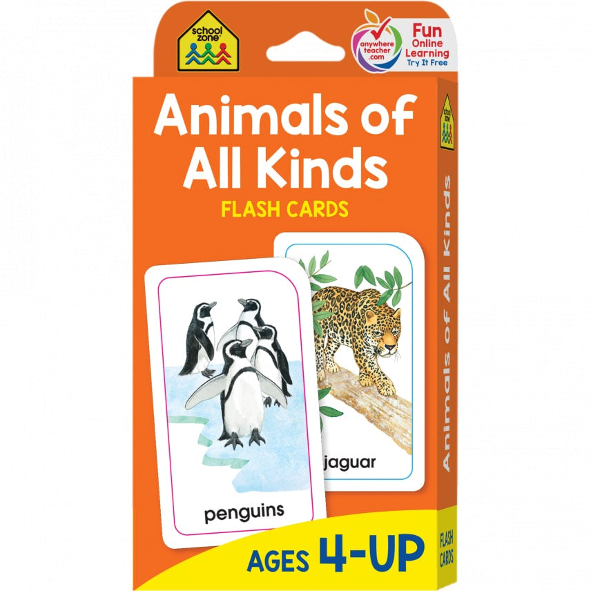 Assorted Animals Flash Cards 04012