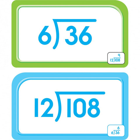 Division 0 to 12 Flash Cards 04017