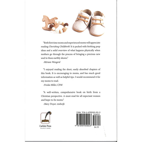 CHERISHING CHILDBIRTH back cover