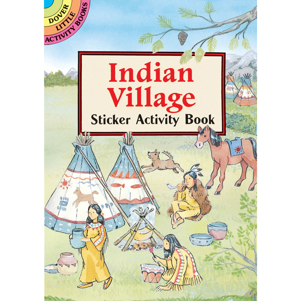 Dover Indian Village Sticker Activity book