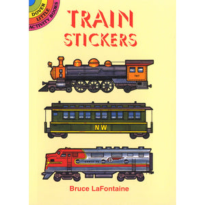 Dover Train Stickers book