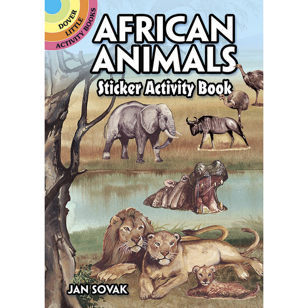 Dover African Animals Sticker Activity Book 0486407497 – Good's Store Online