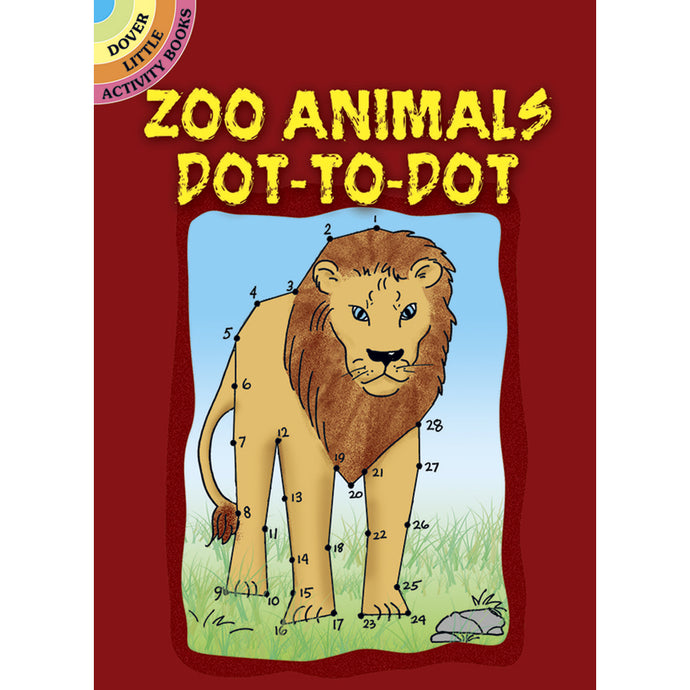 Dover Zoo Animals Dot-to-Dot activity book