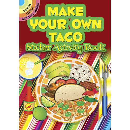 Dover Make Your Own Taco Sticker Activity Book