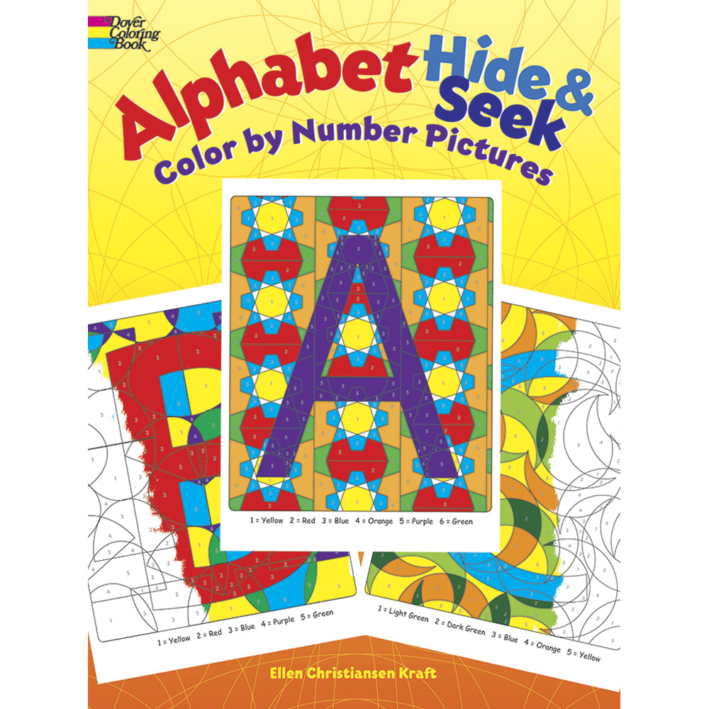 Dover Alphabet Hide & Seek Color-by-Number Pictures Book