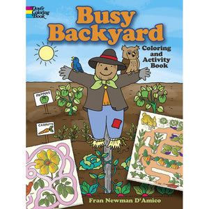 Dover Busy Backyard Coloring and Activity Book