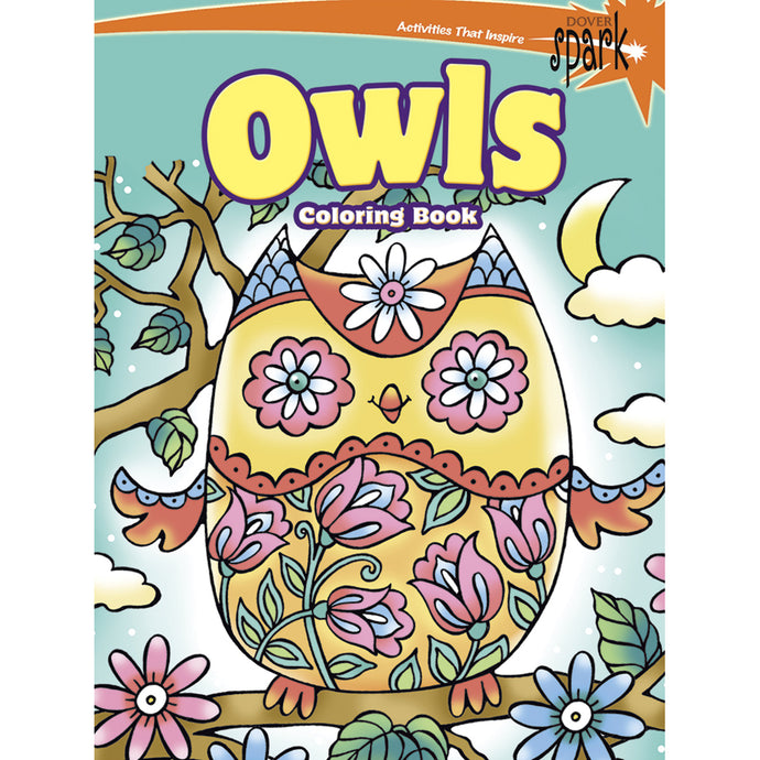 Dover Spark Owls Coloring Book