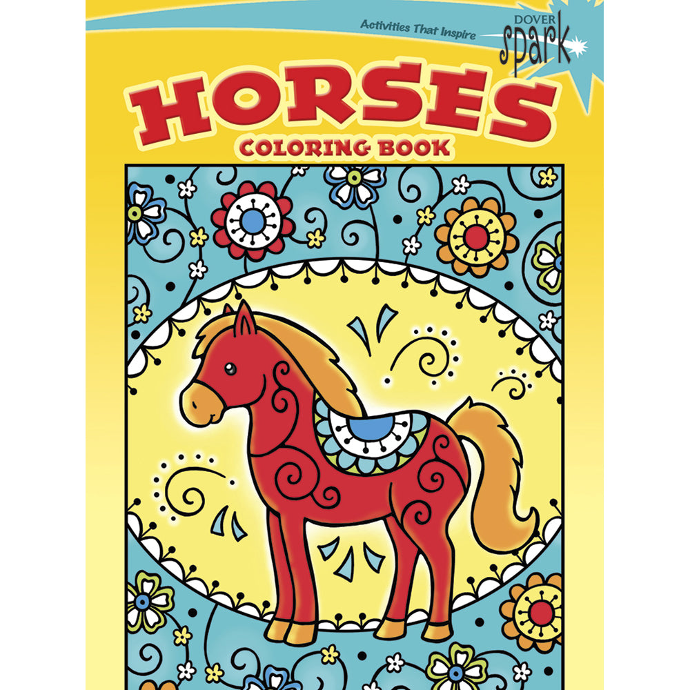 Dover Spark Horses Coloring Book