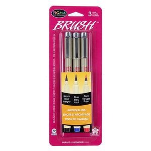 3-Pack Pigma Brush Pens 50024