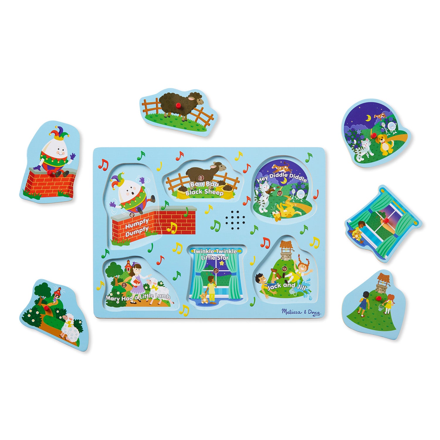 Melissa & Doug Sing-Along Nursery Rhymes Sound Puzzle 737 – Good's Store  Online