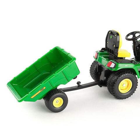 moving parts of wagon demonstrated