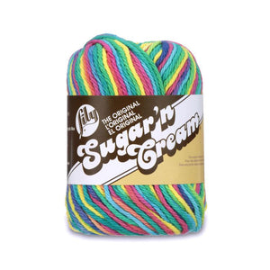Sugar n Cream yarn psychedelic
