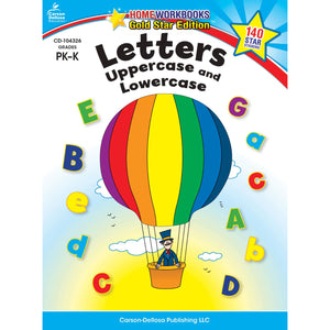 Carson Dellosa Letters uppercase & lowercase activity book