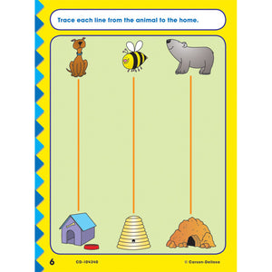 Carson Dellosa Get Ready for Kindergarten activity book sample page