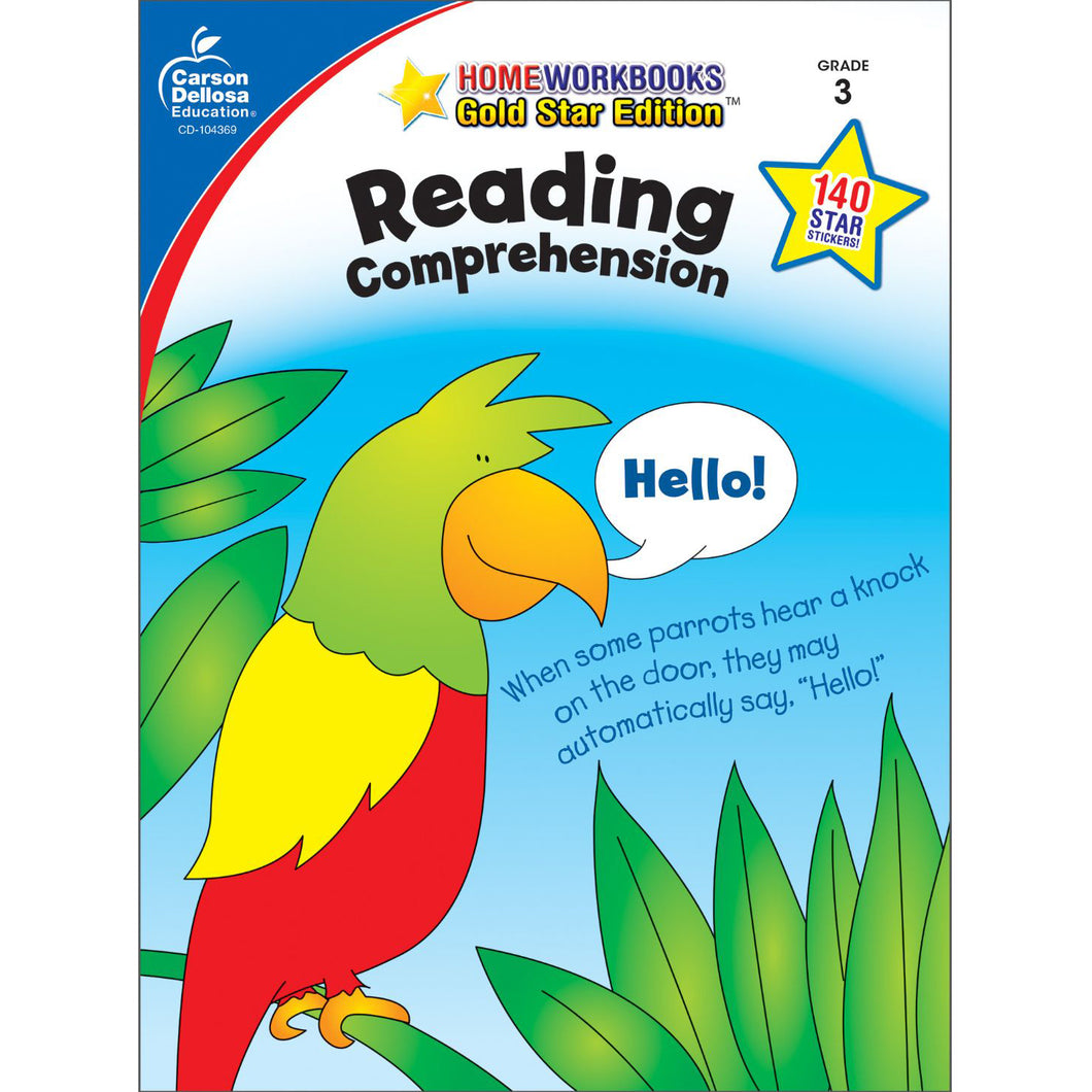 Carson Dellosa Reading Comprehension Grade 3 activity book