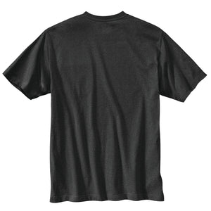 Carhartt men's carbon heather Durable Goods graphic tee shirt back