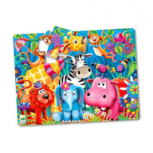 12-Piece My First Big Floor Puzzle Jungle Friends 106501