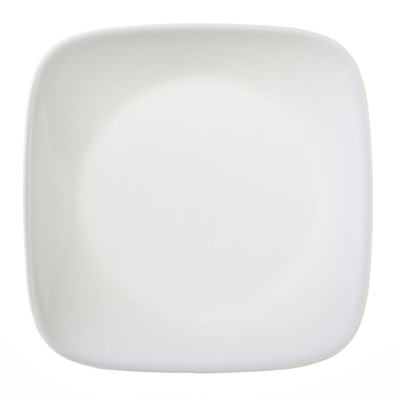 200 Disposable 7 PLASTIC PLATES - - White party ware light weight reusable