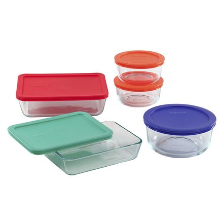 Glass Food Storage Container Set
