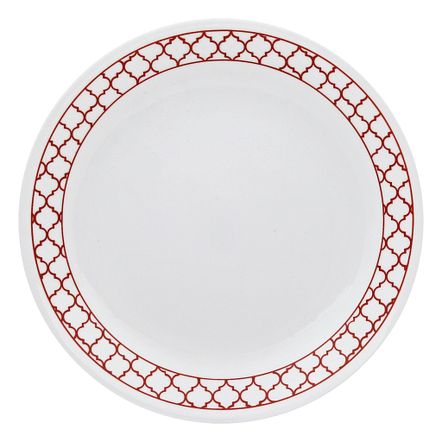 Corelle Crimson Trellis Plate
