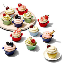 Silicone Baking Cups with desserts