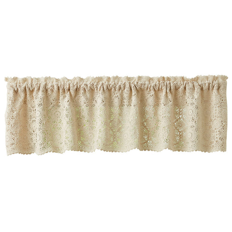 Cream Lace Valance