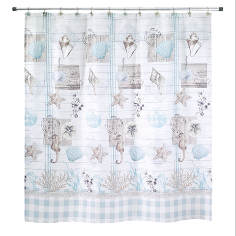 Farmhouse Shell Shower Curtain