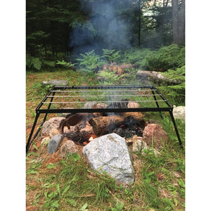 Grill over a campfire