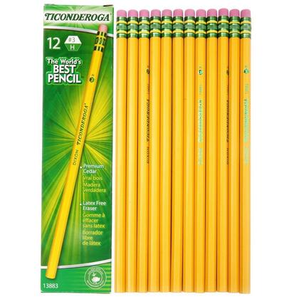 Ticonderoga 12-Pack #3 Unsharpened Pencils 13883-5