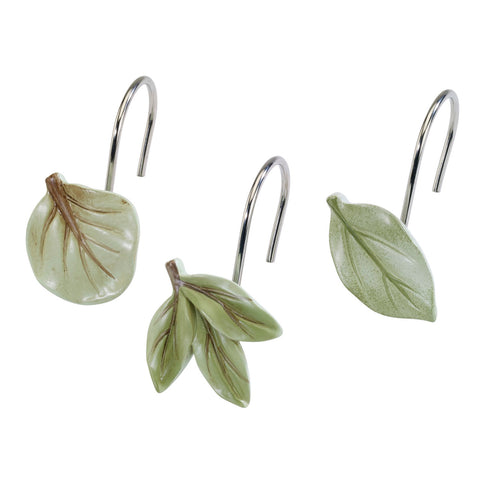 Ombre Leaves Shower Hooks