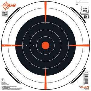 EZ Aim Paper Bullseye Target 15334