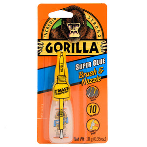 Brush and Nozzle Gorilla Super Glue 0.35 Oz. 7500102