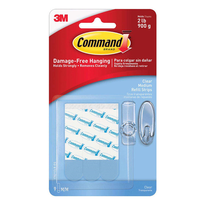 Command Clear Medium Refill Strips 17021CLR