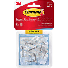 Command Clear Small Plastic Wire Hooks 17067CLR-9ES