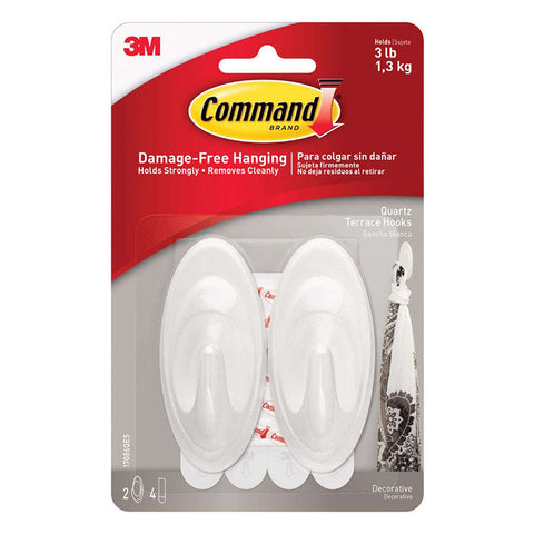 Quartz Command Medium Plastic Hooks 17086