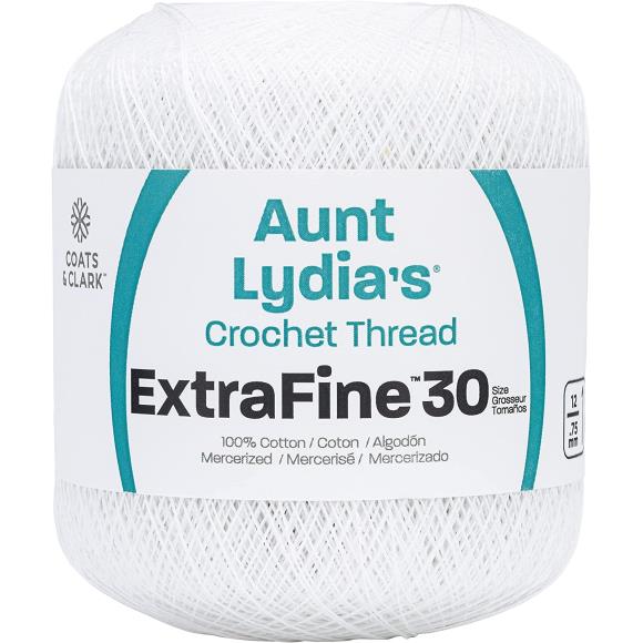 Aunt Lydia's Crochet Thread Crochet Thread Extra Fine 30 180 – Good's ...