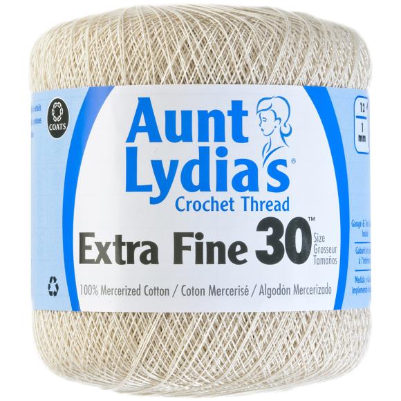 Aunt Lydia's Crochet Thread Crochet Thread Extra Fine 30 180 – Good's ...