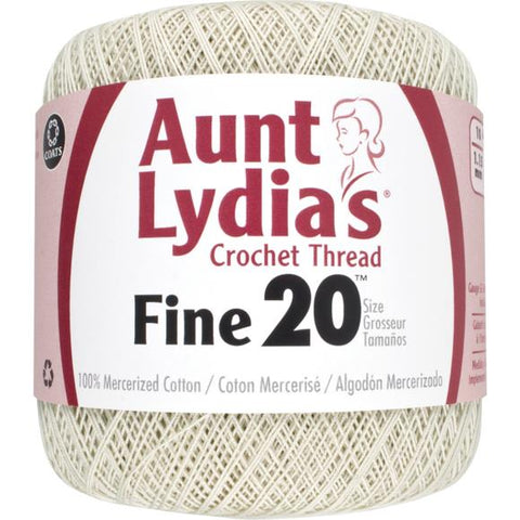 Natural Crochet Thread Fine 20