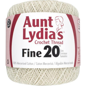 Aunt Lydia's Crochet Thread - Size 10 - Golden Yellow (2-Pack)