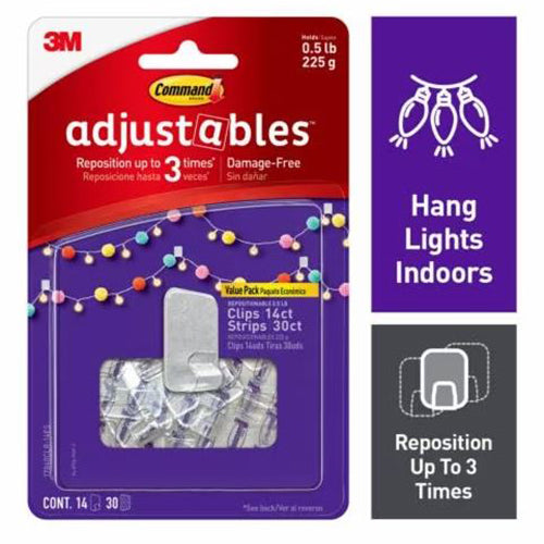 3M Command Adjustables Small Plastic Clips 20710-3M – Good's Store Online