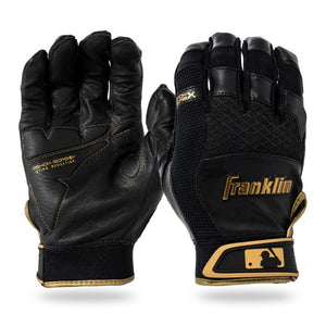 Black Shok-Sorb X Baseball Batting Gloves 20946F