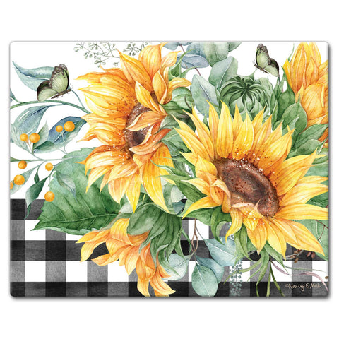 Classy Glass Cutting Boards Sunflower Fields