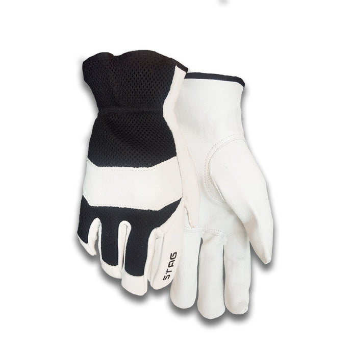Men's Cowhide Mesh Back Gloves 211