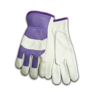 Women's Cowhide Mesh Back Gloves 211W