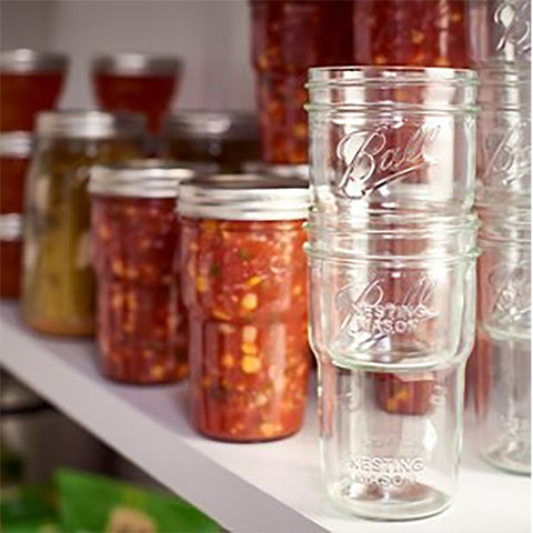 Nesting Jars with Food